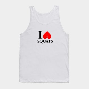 I heart squats Tank Top